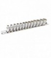 Rail a douilles tournevis 1/4" 12 pans  - JBM